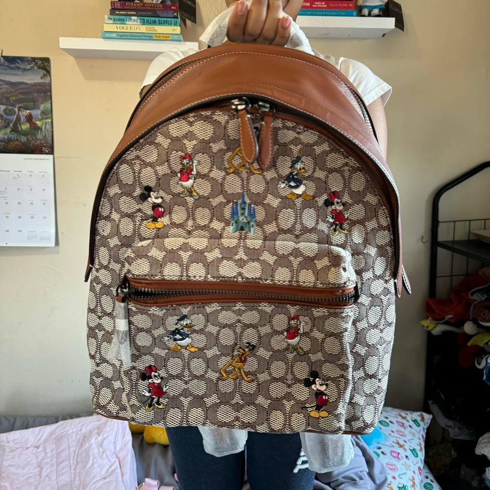 Disney x Coach 50th Anniversary WDW Backpack NWT